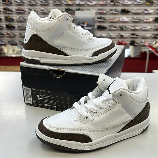 SZ 1.5Y.     2001 Jordan 3 Retro Mocha.