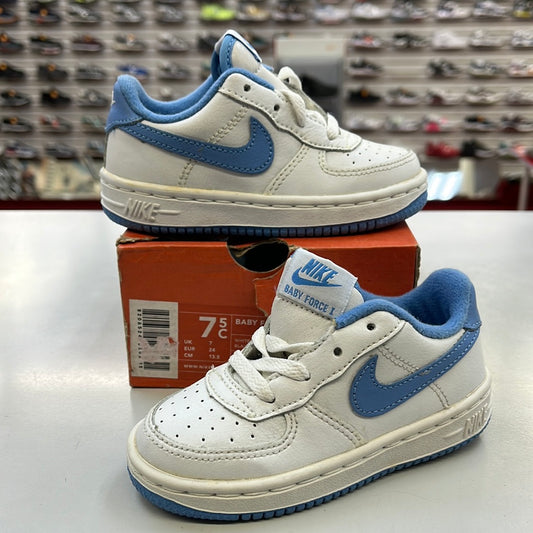 SZ 7.5C.   2002 Baby Nike AF1 Low.