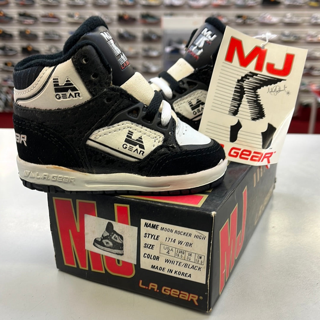 SZ 4C.      Vintage LA GEAR x Michael Jackson Moon Rocker Hi.